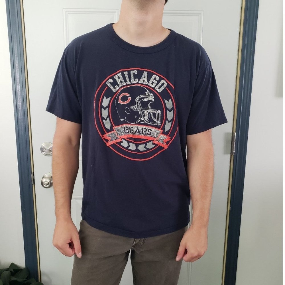 80s/90s Chicago Bears Champion Single Stitch Tee